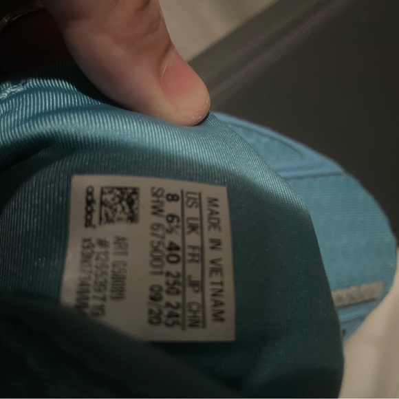 Adidas Womens ZX 2K Boost G58089 Blue running shoe sneakers size women’s 8 - Picture 2 of 4